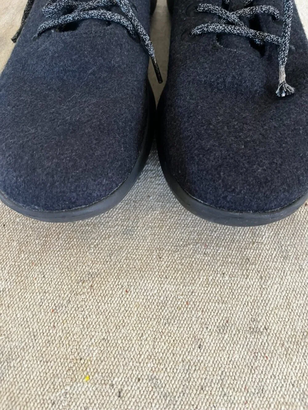 Allbirds Men's Black Wool Runner Shoes Sz 14